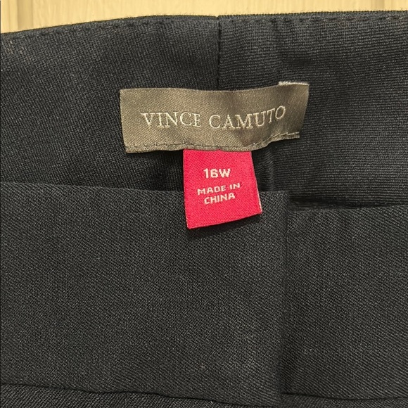 Vince Camuto Women’s Classic Essential Ankle Trousers Navy Blue Size 18W - Picture 4 of 5